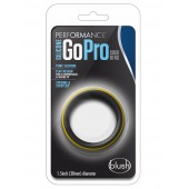 Черно-желтое силиконовое эрекционное кольцо Silicone Go Pro Cock Ring - Blush Novelties - в Абакане купить с доставкой