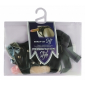 Черный пояс-трусики с двумя насадками Soft-Dolli - 16,5 и 10,5 см. - LOVETOY (А-Полимер) - купить с доставкой в Абакане