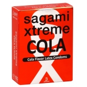 Ароматизированные презервативы Sagami Xtreme COLA - 3 шт. - Sagami - купить с доставкой в Абакане