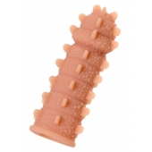 Телесная реалистичная насадка KOKOS Extreme Sleeve 04 с дополнительной стимуляцией - 12,7 см. - KOKOS - в Абакане купить с доставкой