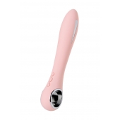 Розовый силиконовый вибратор с электростимуляцией GALVANI VIBE - 21 см. - ToyFa - купить с доставкой в Абакане