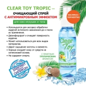 Очищающий спрей для игрушек CLEAR TOY Tropic - 100 мл. - Биоритм - купить с доставкой в Абакане