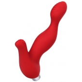 Красный силиконовый вибростимулятор простаты Proman - 12,5 см. - ToyFa - в Абакане купить с доставкой