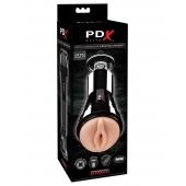 Телесный вибромастурбатор-вагина Cock Compressor Vibrating Stroker - Pipedream - в Абакане купить с доставкой