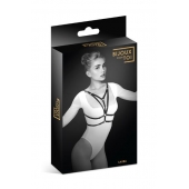 Черная упряжь на грудь Laura - Bijoux Pour Toi - купить с доставкой в Абакане