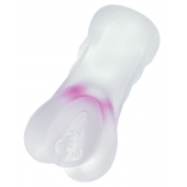 Прозрачный реалистичный мастурбатор Juicy Pussy Crystal Rose - ToyFa - в Абакане купить с доставкой
