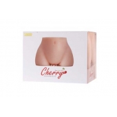 Мастурбатор-полуторс Cherry с вибрацией и двумя любовными тоннелями - KOKOS - в Абакане купить с доставкой