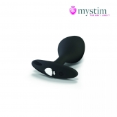 Черная пробка Mystim Rocking Vibe S с возможностью подключения к электростимулятору - 9,7 см. - MyStim - купить с доставкой в Абакане