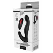 Черный вибромассажер простаты SWIRLING P-PLEASER - Dream Toys - в Абакане купить с доставкой