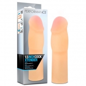 Телесная насадка-удлинитель на пенис PERFORMANCE 1.5INCH COCK XTENDER - 16 см. - Blush Novelties - в Абакане купить с доставкой