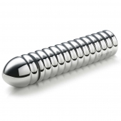 Рельефный фаллос для интенсивного электросекса Groovey George - 20 см. - MyStim - купить с доставкой в Абакане