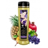 Массажное масло Libido Exotic Fruits с ароматом экзотических фруктов - 240 мл. - Shunga - купить с доставкой в Абакане