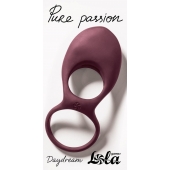 Бордовое эрекционное виброкольцо Daydream - Lola Games - в Абакане купить с доставкой