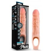 Телесный реалистичный фаллоудлинитель 9 Inch Silicone Cock Sheath Penis Extender - 22,86 см. - Blush Novelties - в Абакане купить с доставкой