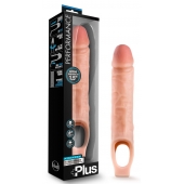 Телесный реалистичный фаллоудлинитель 10 Inch Silicone Cock Sheath Penis Extender - 25,4 см. - Blush Novelties - в Абакане купить с доставкой