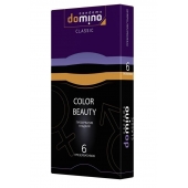 Разноцветные презервативы DOMINO Colour Beauty - 6 шт. - Domino - купить с доставкой в Абакане