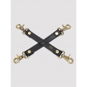 Черный фиксатор для манжет Bound to You Faux Leather Hogtie - Fifty Shades of Grey - купить с доставкой в Абакане