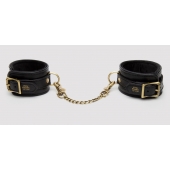 Черные оковы на ноги Bound to You Faux Leather Ankle Cuffs - Fifty Shades of Grey - купить с доставкой в Абакане