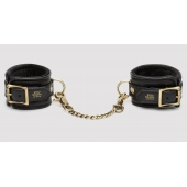 Черные наручники Bound to You Faux Leather Wrist Cuffs - Fifty Shades of Grey - купить с доставкой в Абакане