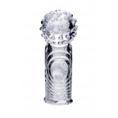 Прозрачная рельефная насадка на палец Ricol - 8 см. - A-toys