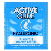 Лубрикант на водной основе Active Glide с гиалуроновой кислотой - 3 гр. - Биоритм - купить с доставкой в Абакане