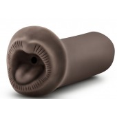 Коричневый мастурбатор-ротик Naughty Nicole - Blush Novelties - в Абакане купить с доставкой