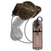 Дымчатый вибростимулятор головки пениса Dual Vibrating Head Teaser - Pipedream - в Абакане купить с доставкой
