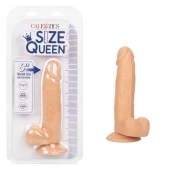 Телесный фаллоимитатор Size Queen 6  - 20,25 см. - California Exotic Novelties