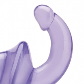Фиолетовый безремневой страпон Strapless Strap-On - Lux Fetish - купить с доставкой в Абакане