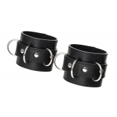 Черные наручники Anonymo на сцепке - ToyFa - купить с доставкой в Абакане