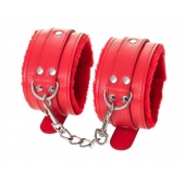 Красные оковы Anonymo из искусственной кожи - ToyFa - купить с доставкой в Абакане