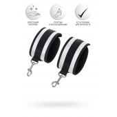 Серебристо-черные наручники Anonymo - ToyFa - купить с доставкой в Абакане