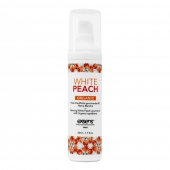 Разогревающее массажное масло Gourmet White Peach Organic с органическими ингредиентами - 50 мл. - Exsens - купить с доставкой в Абакане