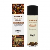 Органическое массажное масло TIGER EYE MACADAMIA - 100 мл. - Exsens - купить с доставкой в Абакане