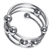 Большое металлическое кольцо под головку пениса - ToyFa - купить с доставкой в Абакане