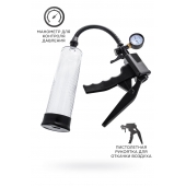 Прозрачная механическая помпа для пениса Viggo - Sexus - в Абакане купить с доставкой