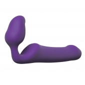 Фиолетовый безремневой страпон Queens L - Adrien Lastic - купить с доставкой в Абакане