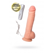 Реалистичный вибратор TOYFA RealStick Elite Vibro - 24 см. - ToyFa купить в Абакане с доставкой в Orgasmix.ru Реалистичный вибратор TOYFA RealStick Elite Vibro - 24 см. - ToyFa