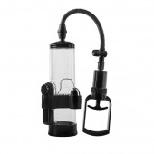 Прозрачная вакуумная помпа с вибрацией Vibrating Penis Pump - Dream Toys - в Абакане купить с доставкой