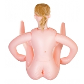 Надувная секс-кукла с реалистичной головой и поднятыми ножками - ToyFa - в Абакане купить с доставкой