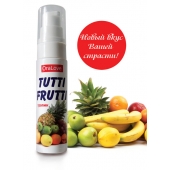 Гель-смазка Tutti-frutti со вкусом тропических фруктов - 30 гр. - Биоритм - купить с доставкой в Абакане