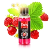 Массажное масло Eros fantasy с ароматом земляники - 50 мл. - Биоритм - купить с доставкой в Абакане