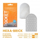 Карманный мастурбатор HEXA-BRICK - Tenga - в Абакане купить с доставкой