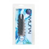 Дымчатая стимулирующая насадка с закрытой головкой SAMURAI PENIS SLEEVE BLACK - 14,5 см. - NMC - в Абакане купить с доставкой