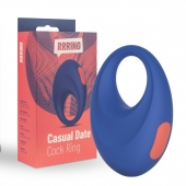 Синее эрекционное кольцо RRRING Casual Date Cock Ring - FeelzToys - в Абакане купить с доставкой