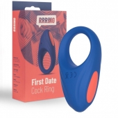 Синее эрекционное кольцо RRRING First Date Cock Ring - FeelzToys - в Абакане купить с доставкой