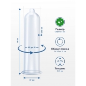 Презервативы MY.SIZE размер 47 - 3 шт. - My.Size - купить с доставкой в Абакане