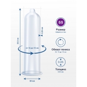 Презервативы MY.SIZE размер 69 - 3 шт. - My.Size - купить с доставкой в Абакане
