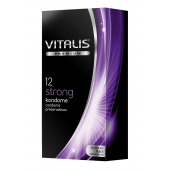 Презервативы с утолщённой стенкой VITALIS PREMIUM strong - 12 шт. - Vitalis - купить с доставкой в Абакане