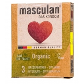 Экологически чистые презервативы Masculan Organic - 3 шт. - Masculan - купить с доставкой в Абакане